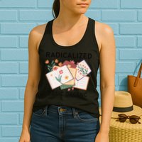 Radicalized By Basic Decency Book Flower Womens Tank Top
