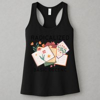 Radicalized By Basic Decency Book Flower Womens Tank Top