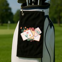 Radicalized By Basic Decency Book Flower Golf Towel