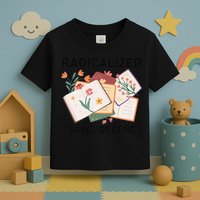Radicalized By Basic Decency Book Flower Toddler T-Shirt
