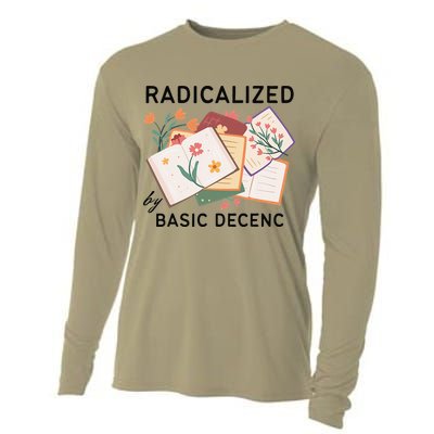 Radicalized By Basic Decency Book Flower Cooling Performance Long Sleeve Crew