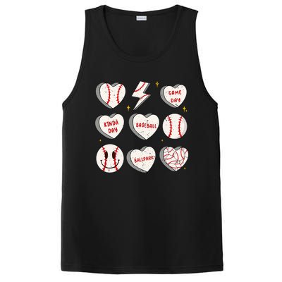 Retro Baseball Ballpark Baseball Lover Game Day Baseball PosiCharge Competitor Tank