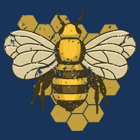 Retro Beekeeper Beekeeping Bumblebee Vintage Save The Bees Cooling Performance Crew T-Shirt