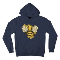 Retro Beekeeper Beekeeping Bumblebee Vintage Save The Bees Hoodie