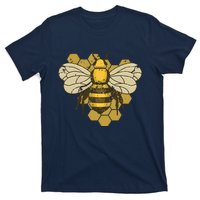 Retro Beekeeper Beekeeping Bumblebee Vintage Save The Bees T-Shirt