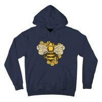 Retro Beekeeper Beekeeping Bumblebee Vintage Save The Bees Tall Hoodie