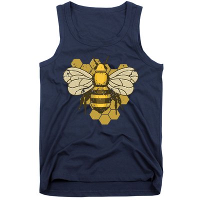 Retro Beekeeper Beekeeping Bumblebee Vintage Save The Bees Tank Top