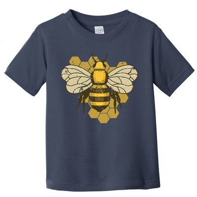 Retro Beekeeper Beekeeping Bumblebee Vintage Save The Bees Toddler T-Shirt