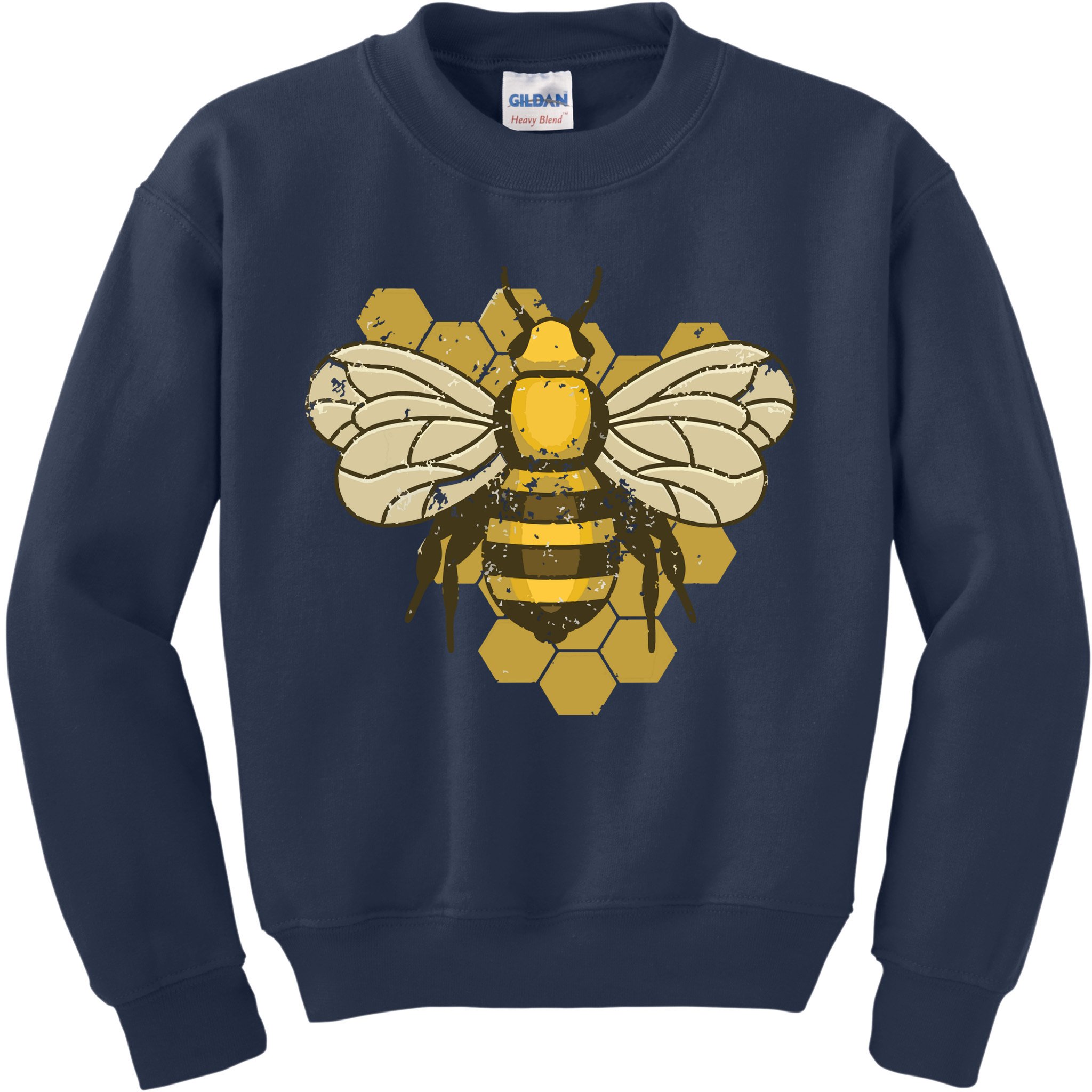 Retro Beekeeper Beekeeping Bumblebee Vintage Save The Bees Kids Sweatshirt