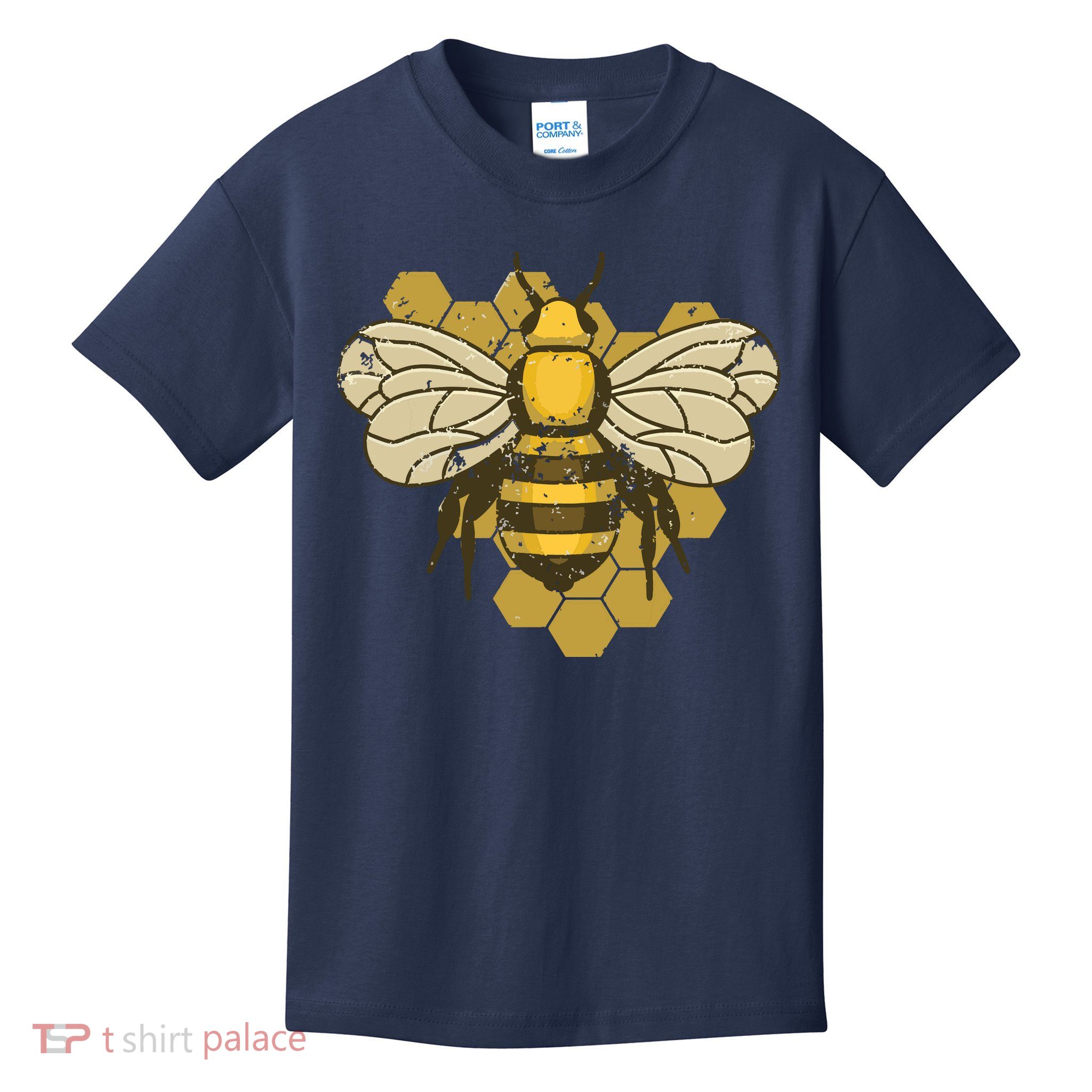Retro Beekeeper Beekeeping Bumblebee Vintage Save The Bees Kids T-Shirt