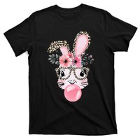 Rabbit Bunny Blowing Bubble Gum Easter Day T-Shirt