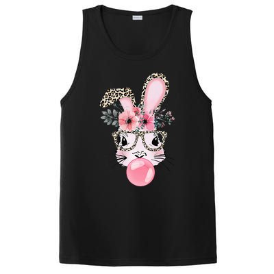 Rabbit Bunny Blowing Bubble Gum Easter Day PosiCharge Competitor Tank