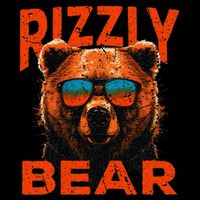 Rizzly Bear Cool Grizzly Bear Wearing Sunglasses Funny Meme Impact Tech Backpack
