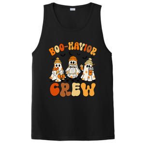 Retro Boohavior Crew Behavior Analyst Halloween Gift PosiCharge Competitor Tank