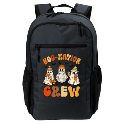 Retro Boohavior Crew Behavior Analyst Halloween Gift Daily Commute Backpack