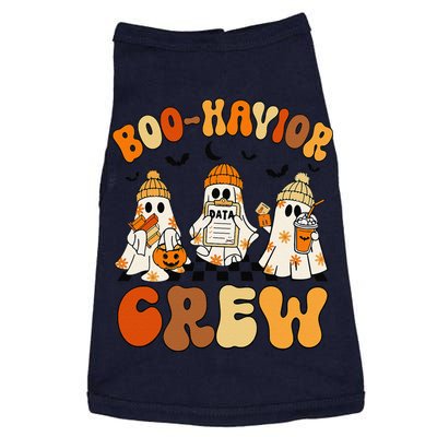 Retro Boohavior Crew Behavior Analyst Halloween Gift Doggie Tank