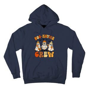 Retro Boohavior Crew Behavior Analyst Halloween Gift Tall Hoodie