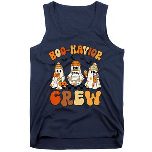 Retro Boohavior Crew Behavior Analyst Halloween Gift Tank Top