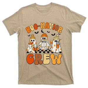 Retro Boohavior Crew Behavior Analyst Halloween Gift T-Shirt