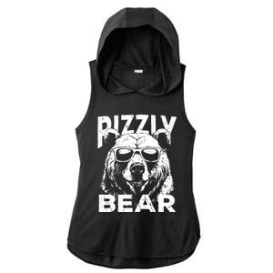 Rizzly Bear Cool Bear Wearing Sunglasses Rizz For Boy Ladies PosiCharge Tri-Blend Wicking Draft Hoodie Tank