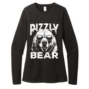 Rizzly Bear Cool Bear Wearing Sunglasses Rizz For Boy Womens CVC Long Sleeve Shirt