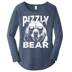 Rizzly Bear Cool Bear Wearing Sunglasses Rizz For Boy Women's Perfect Tri Tunic Long Sleeve Shirt