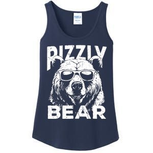 Rizzly Bear Cool Bear Wearing Sunglasses Rizz For Boy Ladies Essential Tank