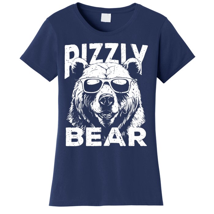 Rizzly Bear Cool Bear Wearing Sunglasses Rizz For Boy Women's T-Shirt