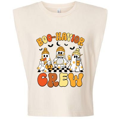 Retro Boohavior Crew Behavior Analyst Halloween Aba Rbt Garment-Dyed Women's Muscle Tee