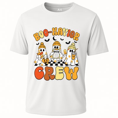 Retro Boohavior Crew Behavior Analyst Halloween Aba Rbt Cooling Performance Crew T-Shirt