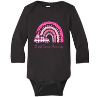 Rainbow Breast Cancer Awareness Pink Gnomes Truck Baby Long Sleeve Bodysuit