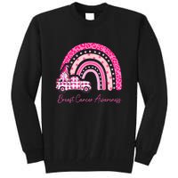 Rainbow Breast Cancer Awareness Pink Gnomes Truck Tall Sweatshirt