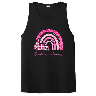 Rainbow Breast Cancer Awareness Pink Gnomes Truck PosiCharge Competitor Tank