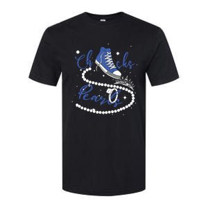 Royal Blue Chucks And Pearls Softstyle CVC T-Shirt