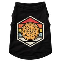 Retro Badge Crokinole Board Doggie Tank