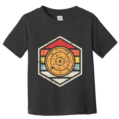 Retro Badge Crokinole Board Toddler T-Shirt