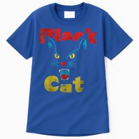 Retro Black Cat Retro Fireworks Vintage Halloween Tall T-Shirt
