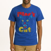 Retro Black Cat Retro Fireworks Vintage Halloween Tall T-Shirt
