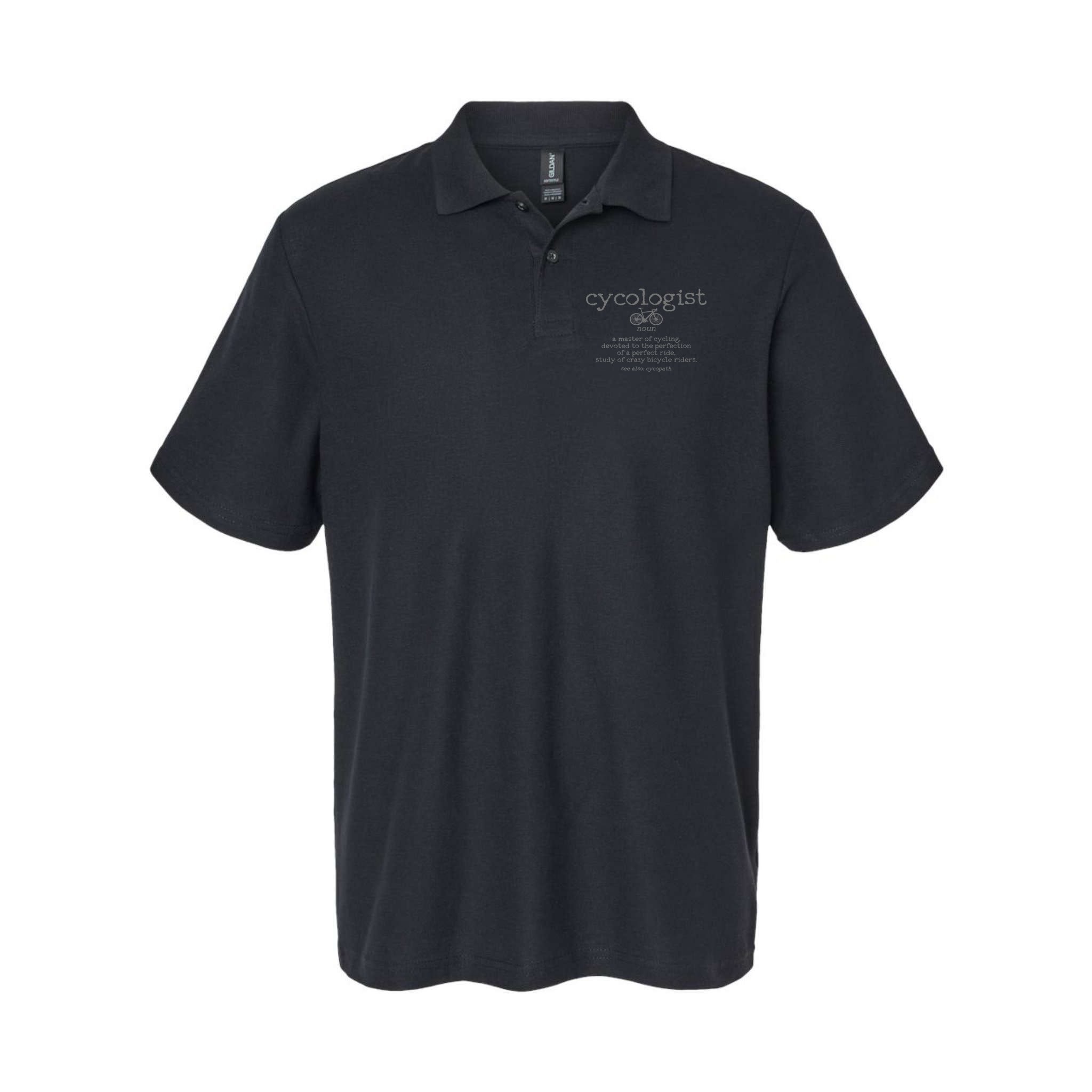 Road Bike Cycologist Cycling Funny Road Cyclist Gift Polo