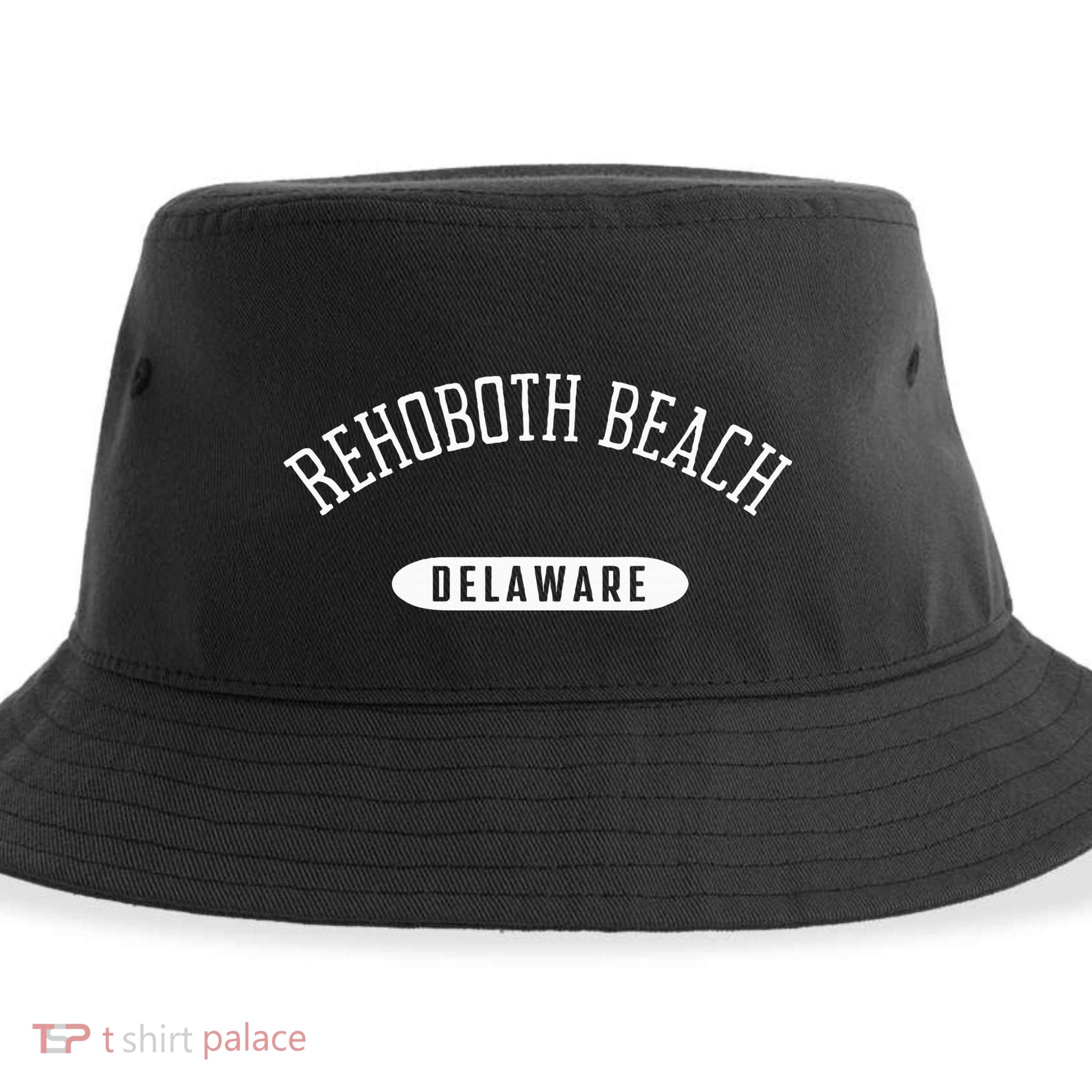 Rehoboth Beach Classic Style Rehoboth Beach Delaware Sustainable Bucket Hat