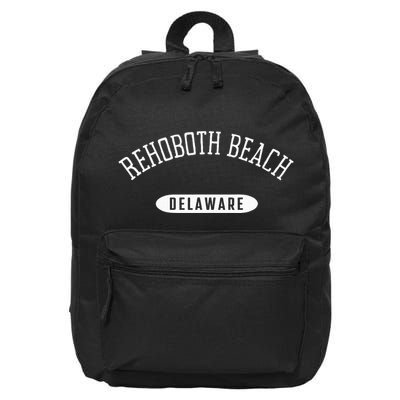 Rehoboth Beach Classic Style Rehoboth Beach Delaware 16 in Basic Backpack