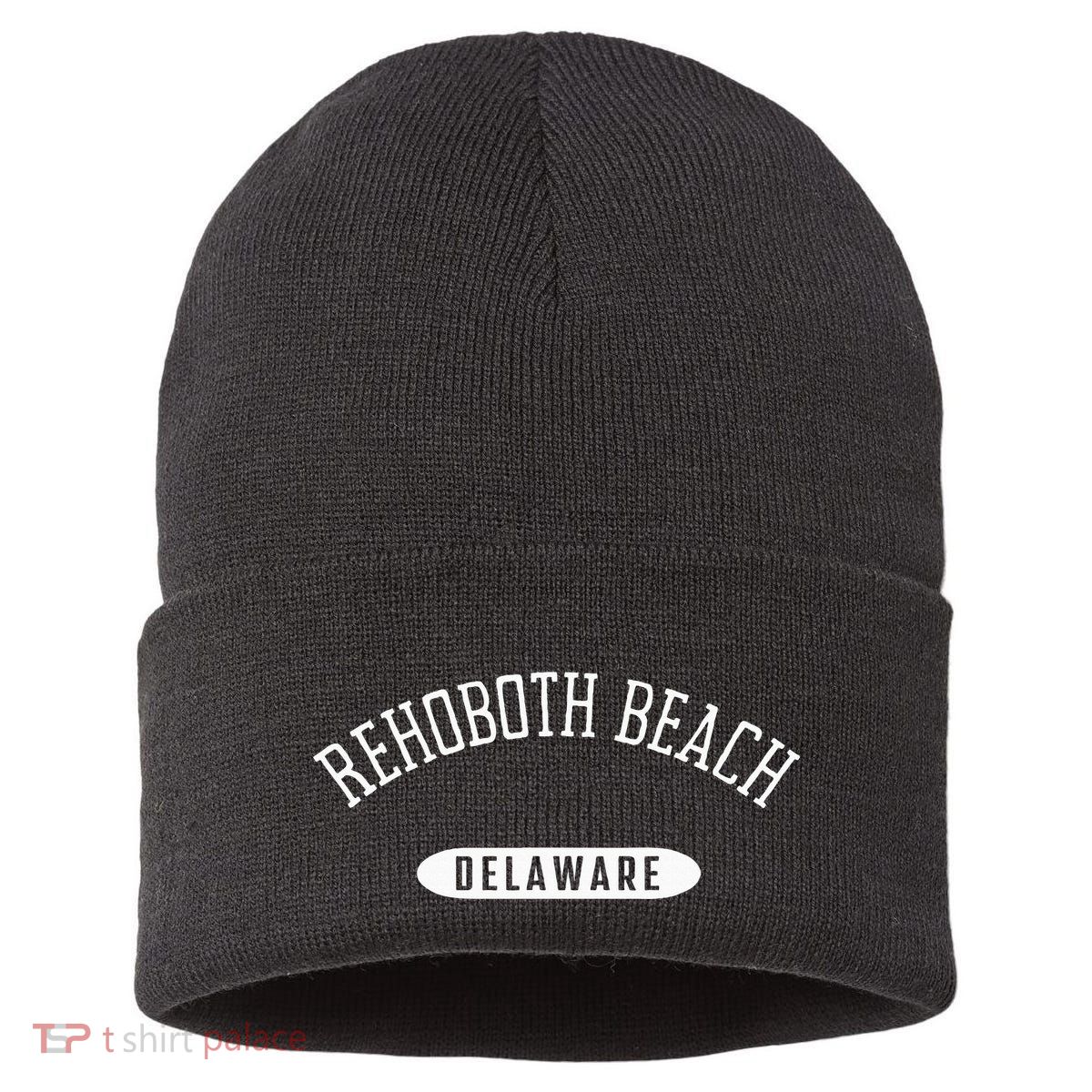 Rehoboth Beach Classic Style Rehoboth Beach Delaware Sustainable Knit Beanie