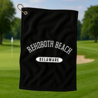 Rehoboth Beach Classic Style Rehoboth Beach Delaware Golf Towel