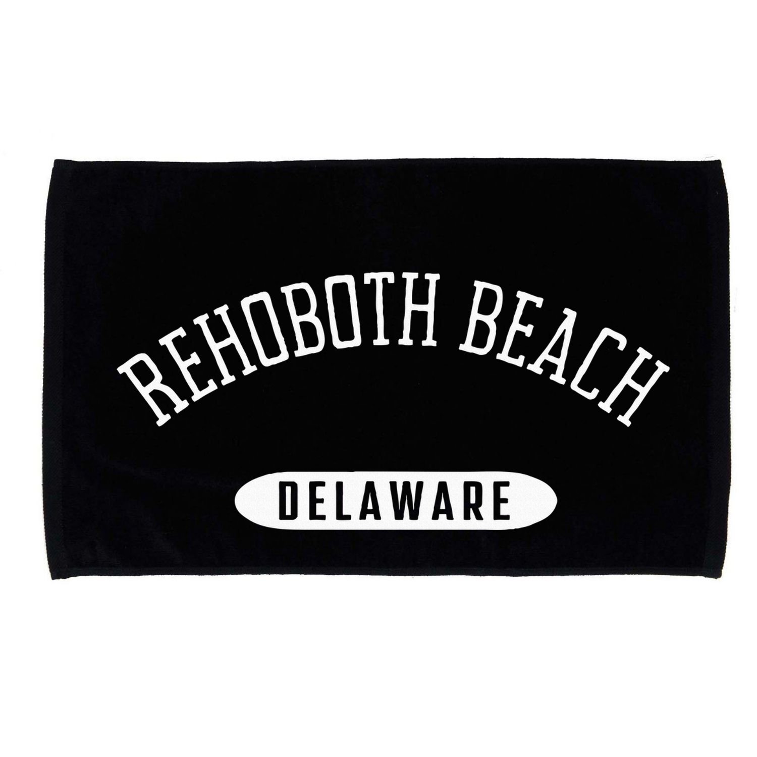 Rehoboth Beach Classic Style Rehoboth Beach Delaware Microfiber Hand Towel