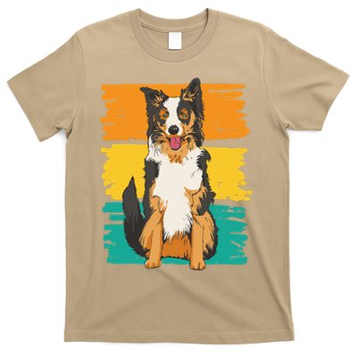 Retro Border Collie T-Shirt