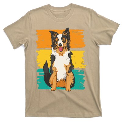 Retro Border Collie T-Shirt