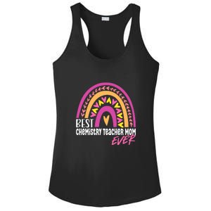 Rainbow Best Chemistry Teacher Mom Ever Mother's Day Ladies PosiCharge Competitor Racerback Tank