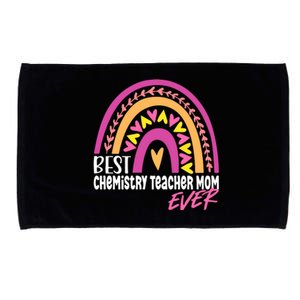 Rainbow Best Chemistry Teacher Mom Ever Mother's Day Microfiber Hand Towel