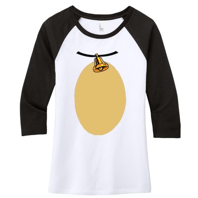 Reindeer Belly Costume Christmas Deer Diy Women's Tri-Blend 3/4-Sleeve Raglan Shirt