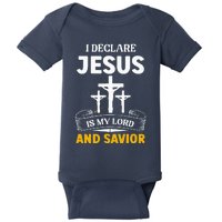 Religious Bible Church Jesus Is My Lord And Savior Baby Bodysuit